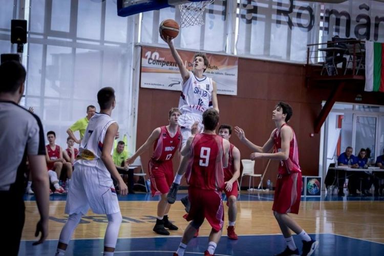 luka tarlać i vuk dobrašinović u reprezentaciji u16 košarkaški klub sava